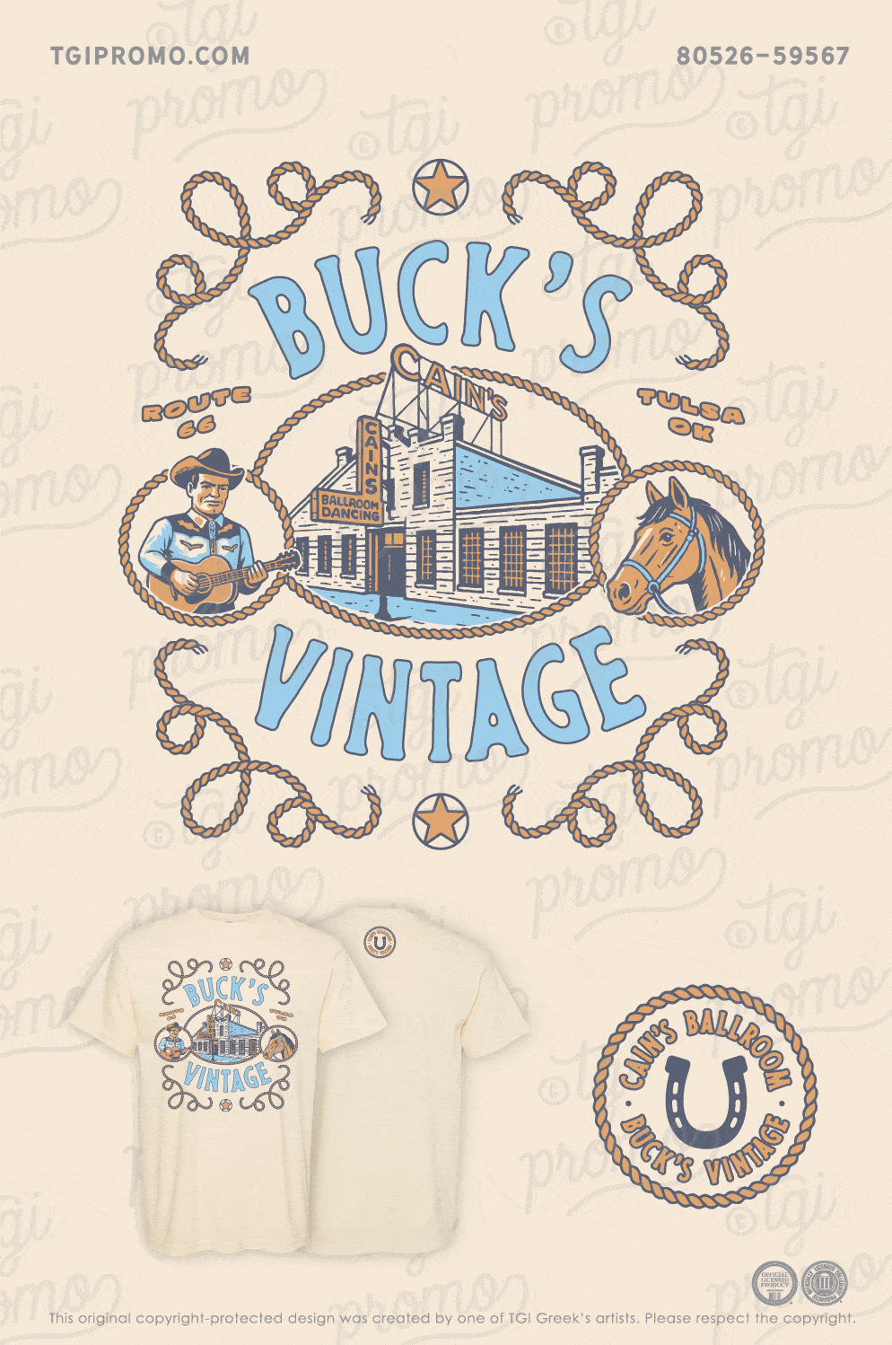 Cains Ballroom – Cains x Bucks Vintage Collab Shirt
