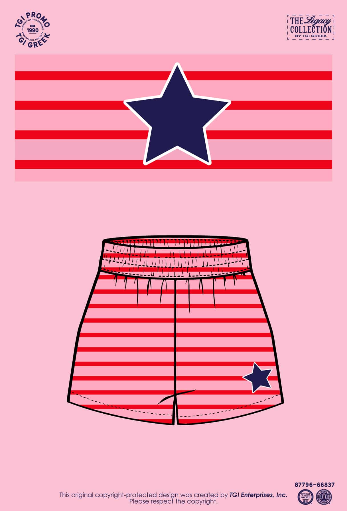 TGI Promo – Summer Drop Stripe Shorts