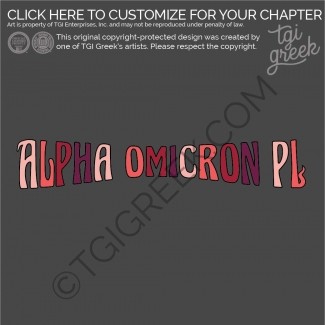 Alpha Omicron Pi – small Flame PR