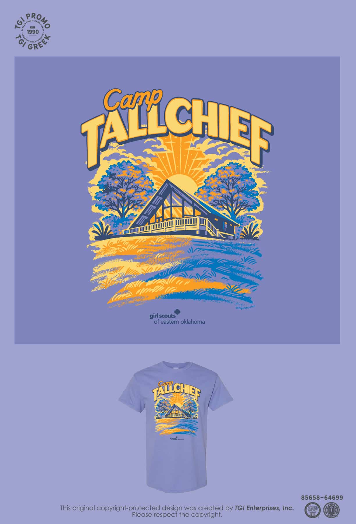 Girl Scouts of Eastern Oklahoma – Overnight Shirt