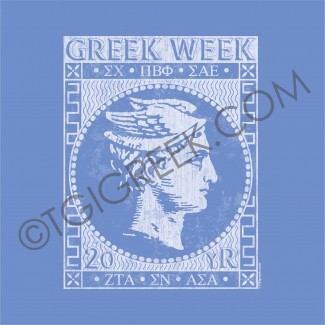 TGI-Greek Week Stamp
