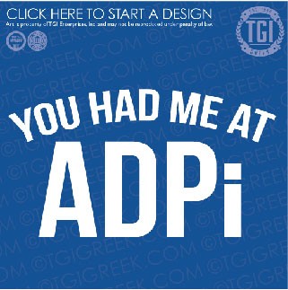 Alpha Delta Pi-UA Bid Day Tank