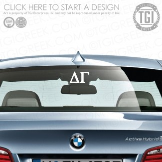 Delta Gamma-UA Car Decal