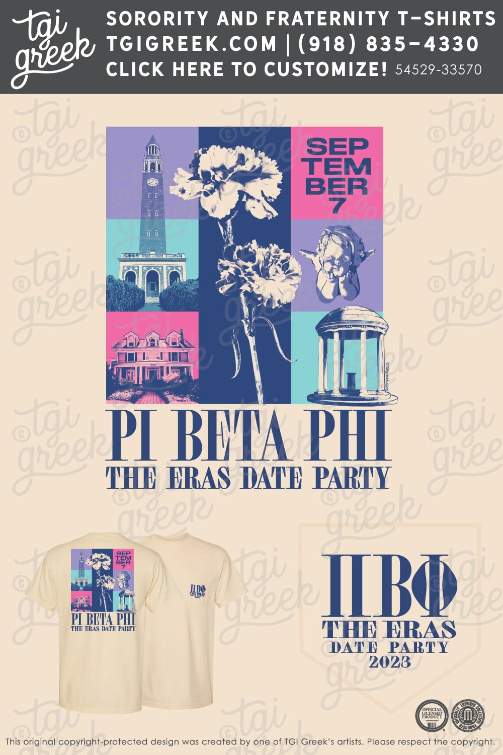 Pi Beta Phi – UNCCH Eras Date Party