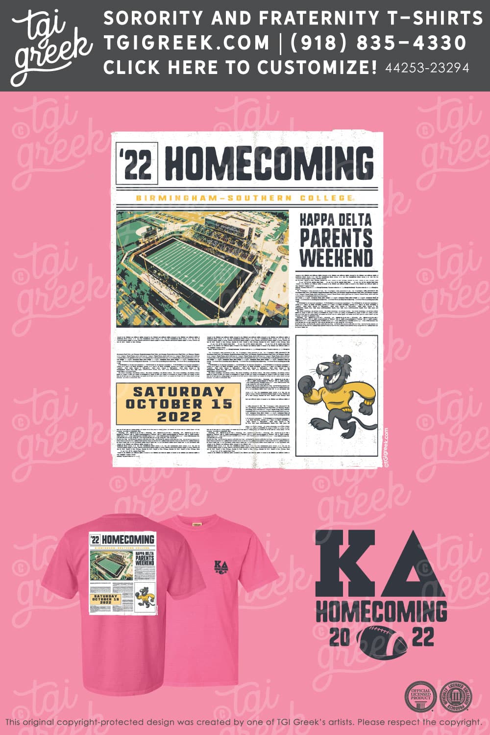 Kappa Delta – BSC Homecoming