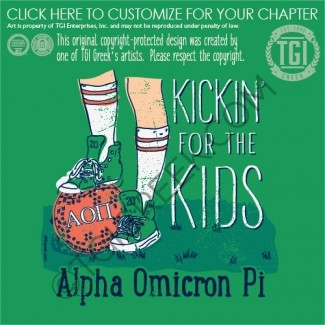 Alpha Omicron Pi – NSU Kickin For The Kids