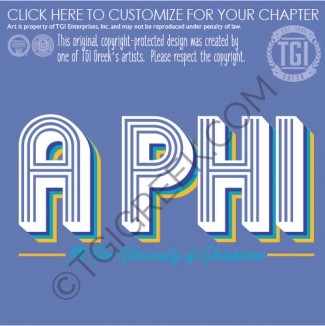 Alpha Phi-OU pr design