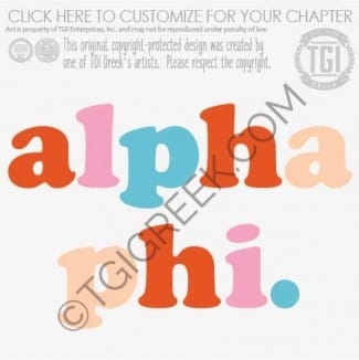 Alpha Phi – TAMC pr
