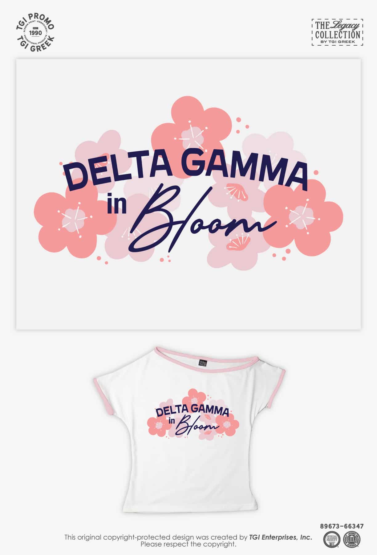Delta Gamma – TGI Greek New Stock In Bloom