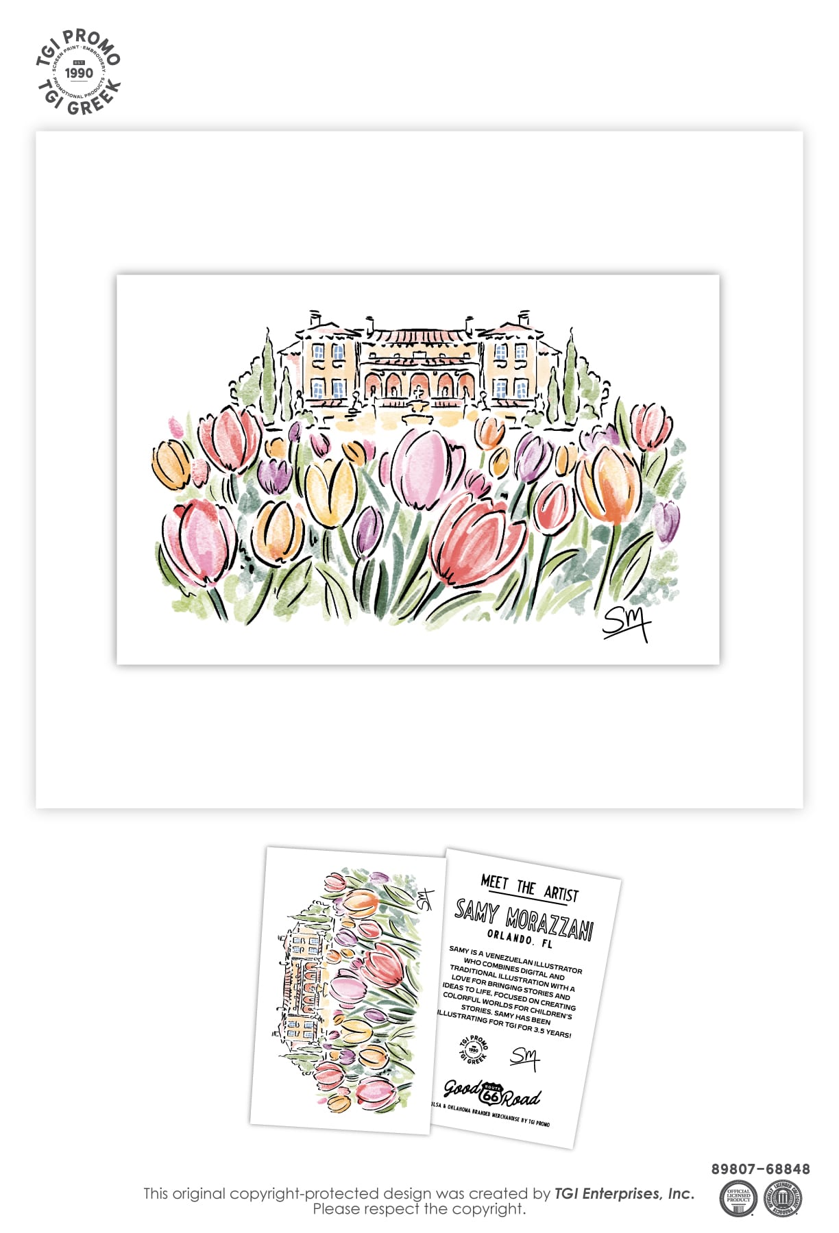 TGI Promo – Tulsa Mini Prints Philbrook Tulips