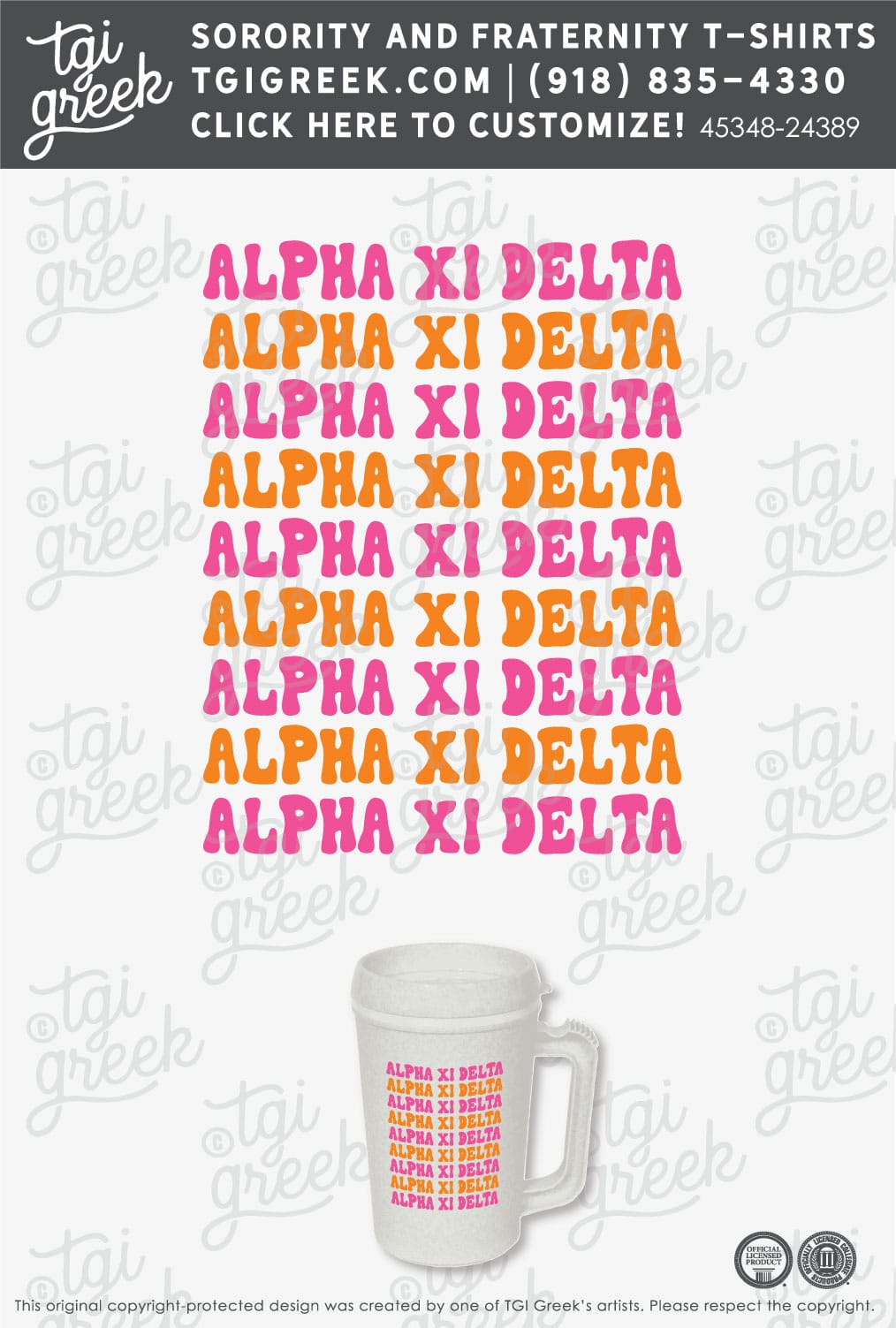 Alpha Xi Delta – JSU Mug