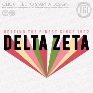 Delta Zeta-TSU Diamond Bid Day Colors