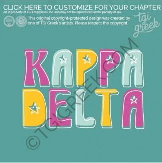 Kappa Delta – Offset Outline PR