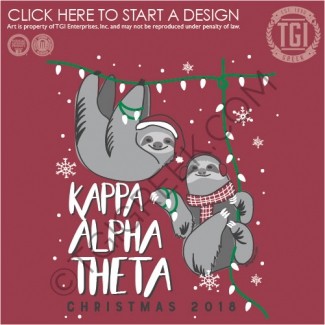 TGI-KAT Sloth Christmas