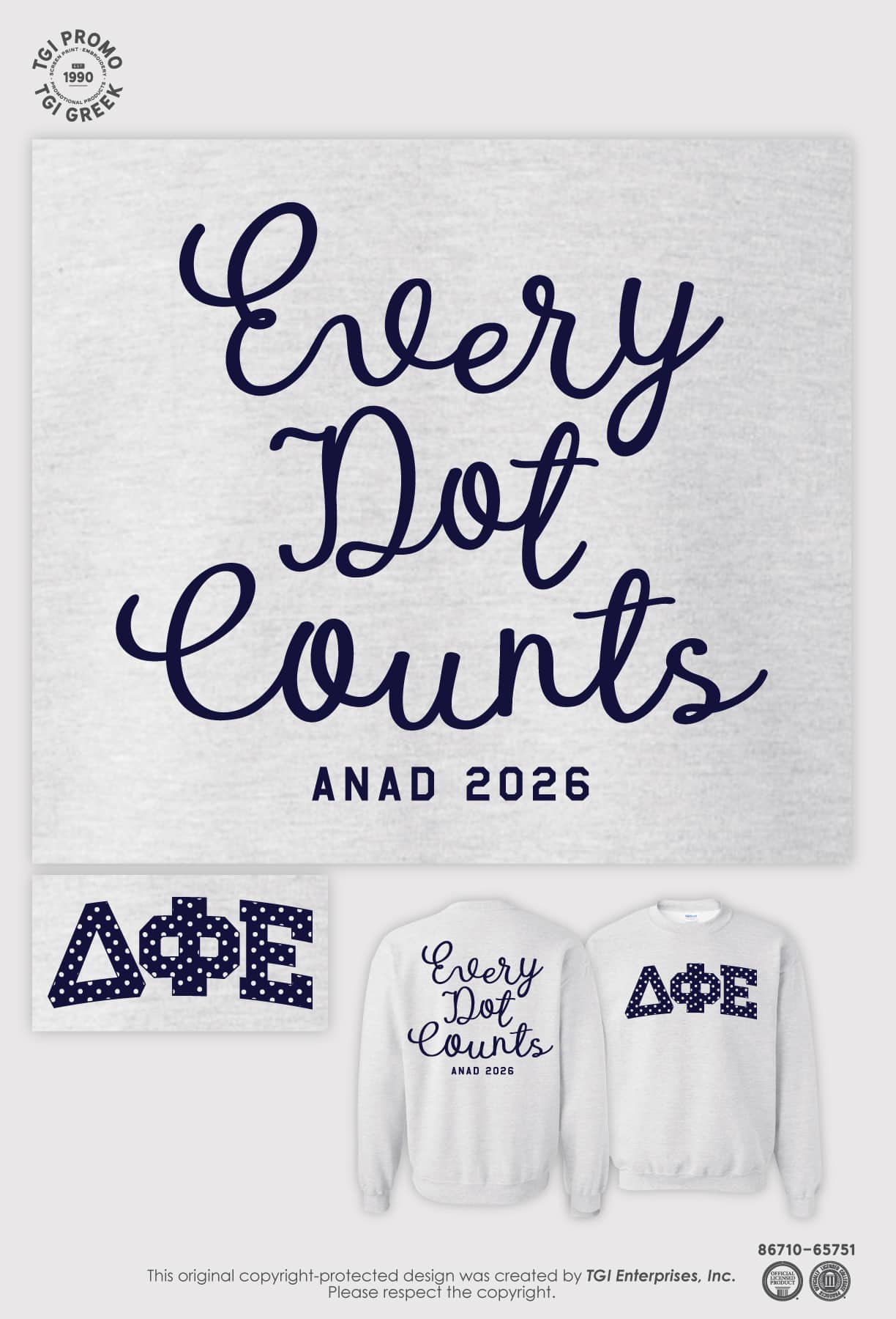 Delta Phi Epsilon – TSU Philanthropy Sweatshirts