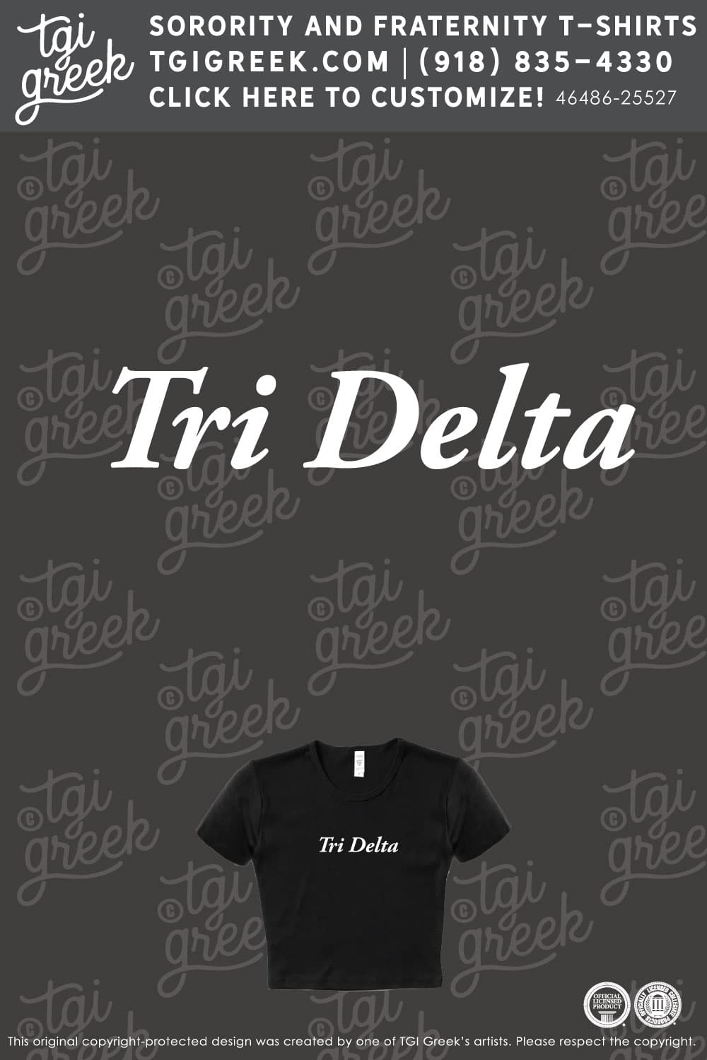 Delta Delta Delta – OSU Baby Tee