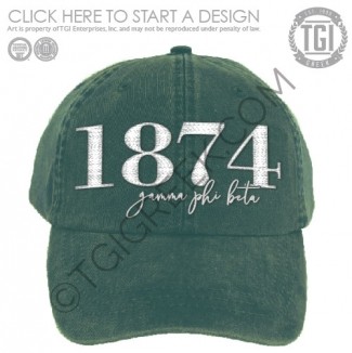 TGI-Gamma Phi Beta Hat Design