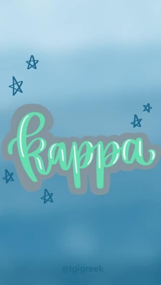 Phone Background – Kappa Blue