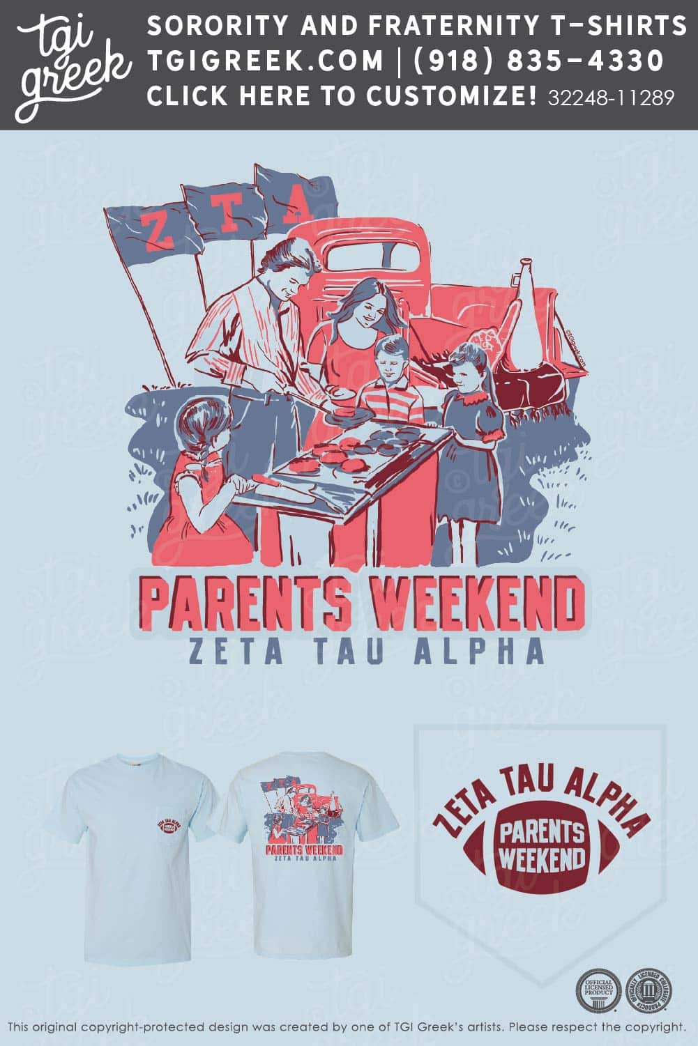 Zeta Tau Alpha – PRESBY Parents Weekend – Cookout