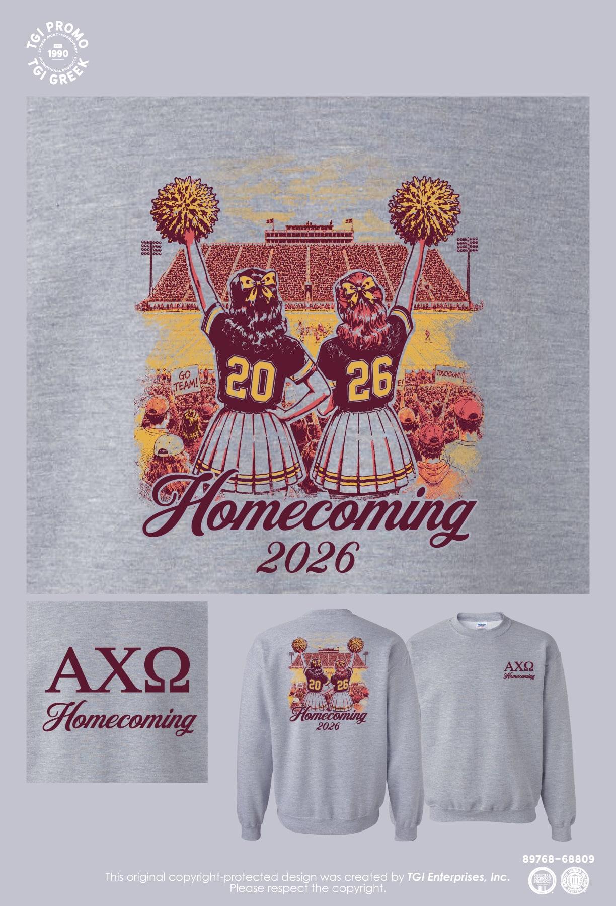 Alpha Chi Omega – TGI Greek New Stock Homecoming