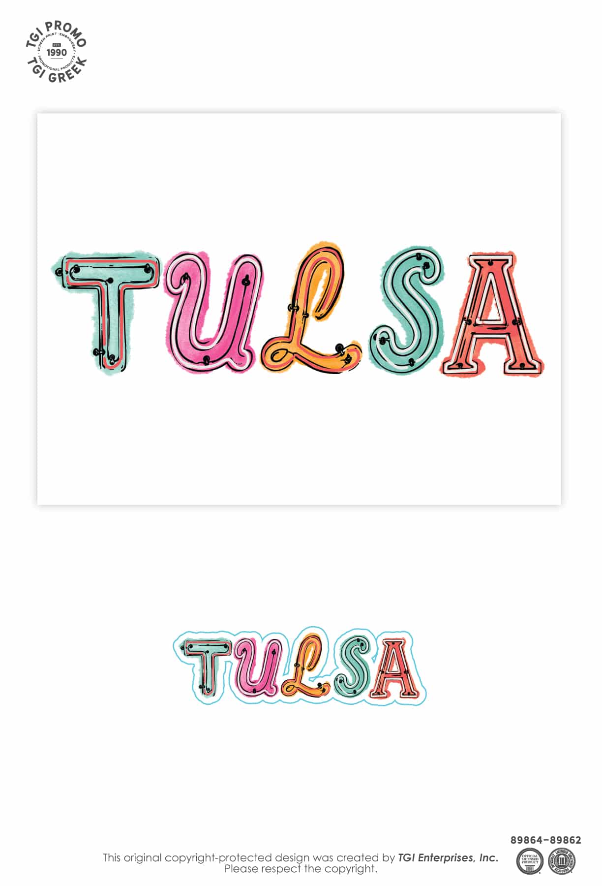 TGI Promo – Cap Cruise Neon TUL Magnet