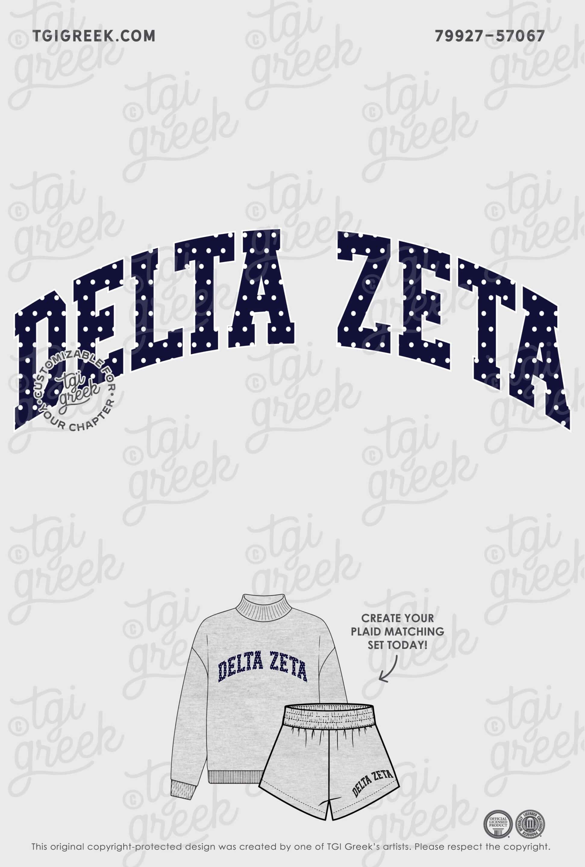 Delta Zeta – ISU PR Mockneck Set