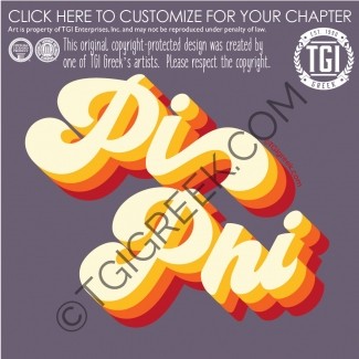 TGI-Pi Beta Phi groovy stacked