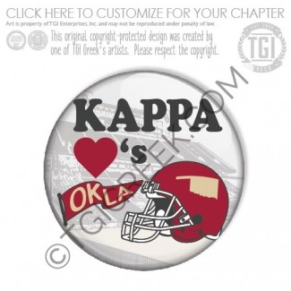 Kappa Kappa Gamma-OU Bid Day Button