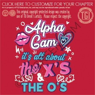 TGI Alpha Gamma Delta Xs and Os