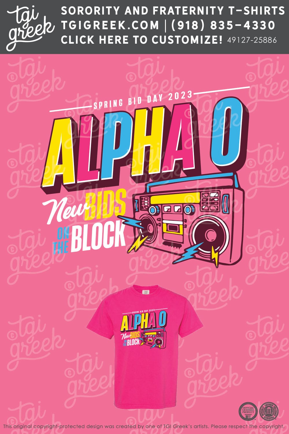 Alpha Omicron Pi – SLA Spring Bid Day