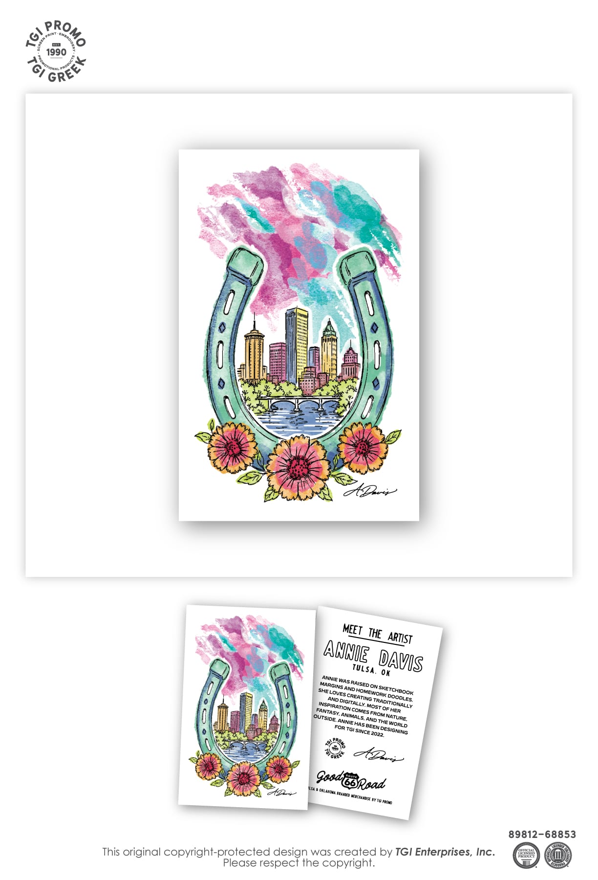TGI Promo – Tulsa Mini Prints Horseshoe