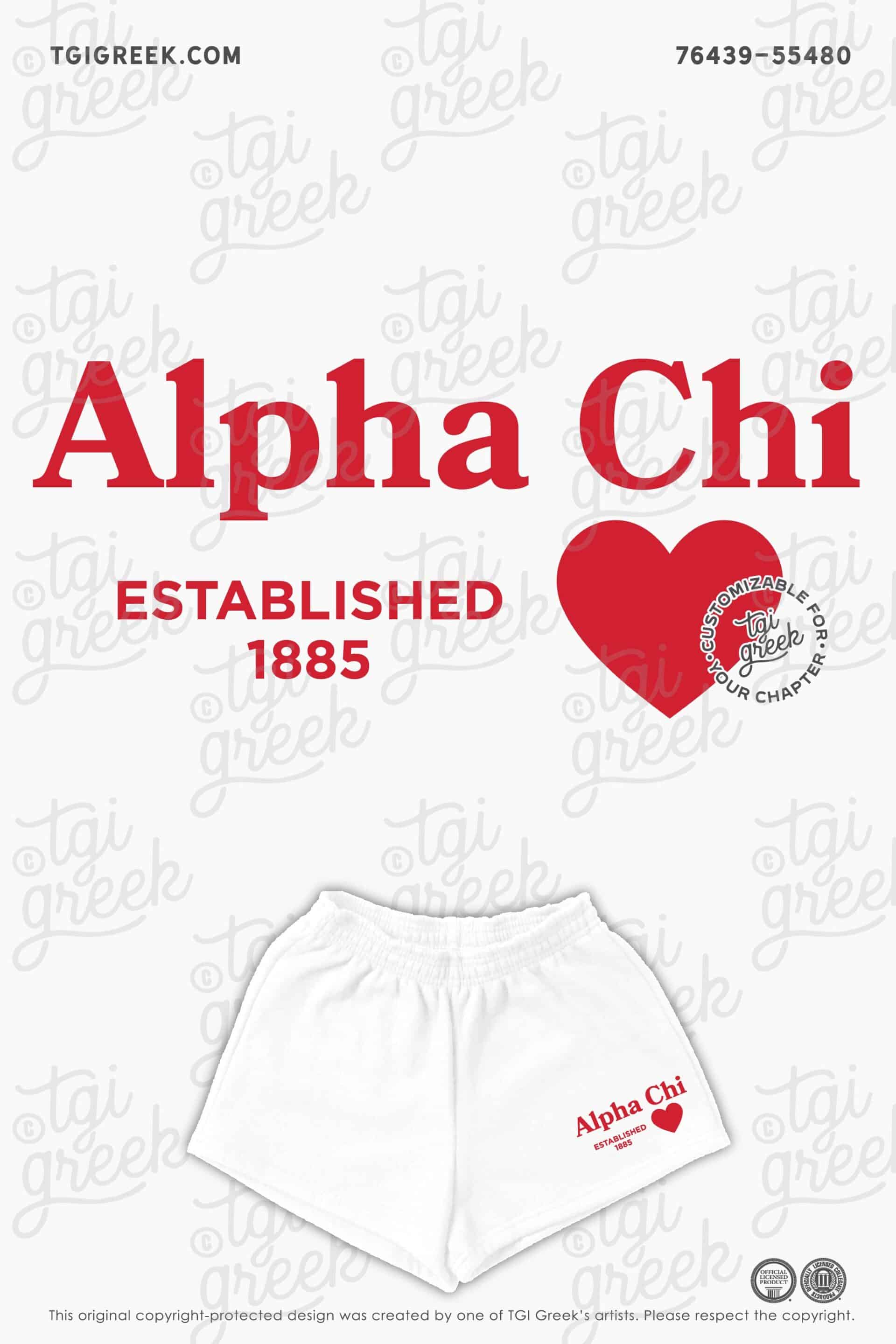 Alpha Chi Omega – PR Shorts