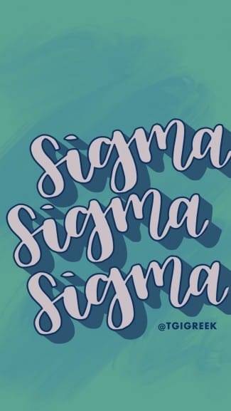 Sigma Sigma Sigma – Phone Background