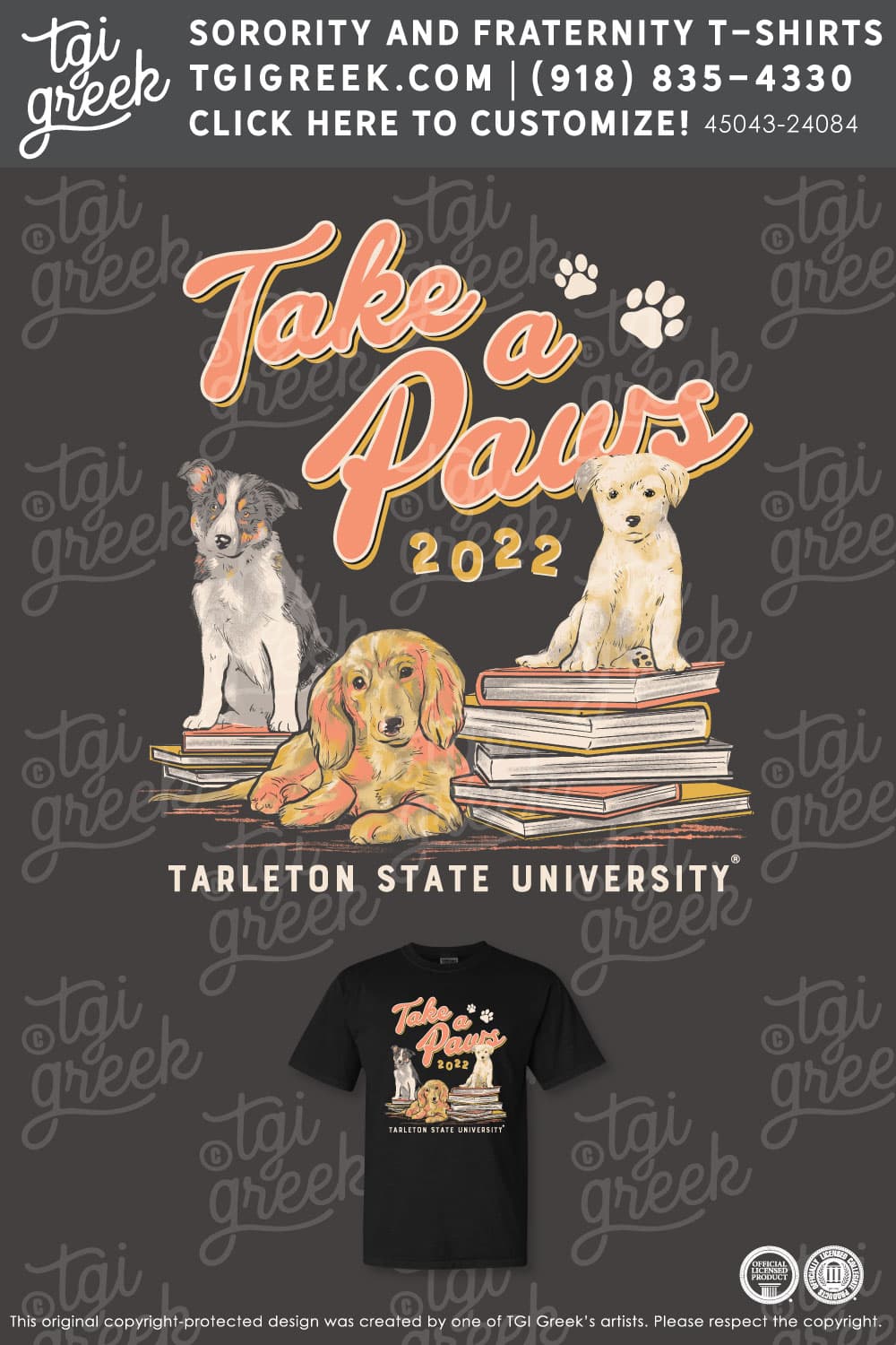 TSU – Pre Vet Take A Paws