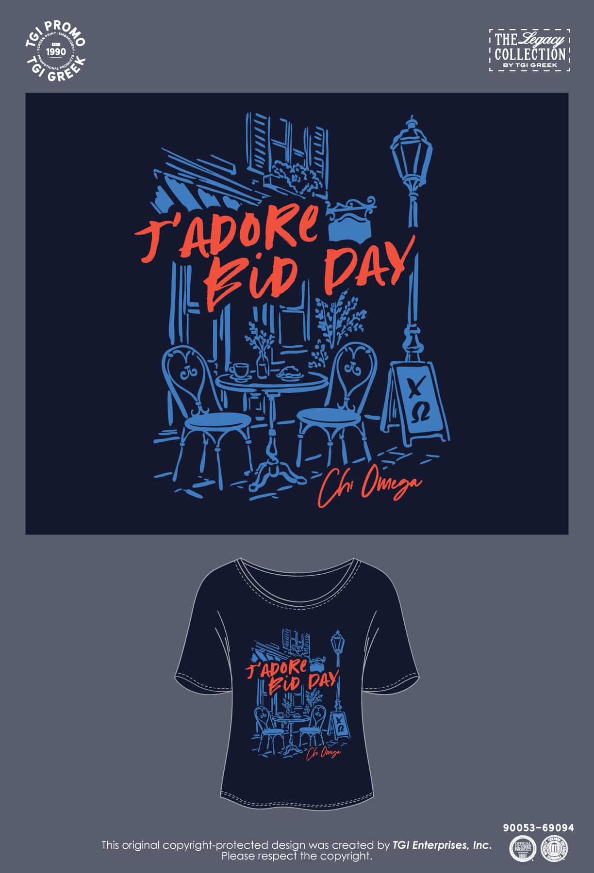 Chi Omega – TGI Greek J’Adore