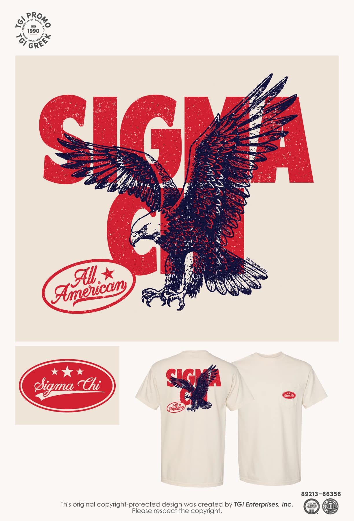 Sigma Chi – TGI Greek All American Tee