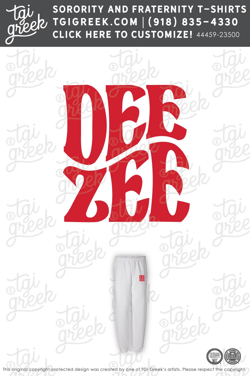 Delta Zeta – ISU Initiation Pants
