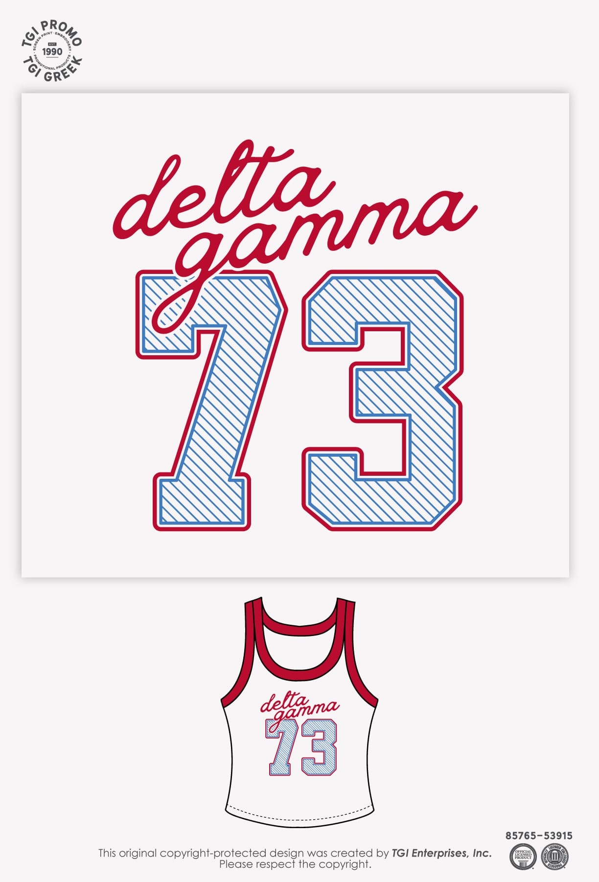 Delta Gamma – TGI Studded Tank