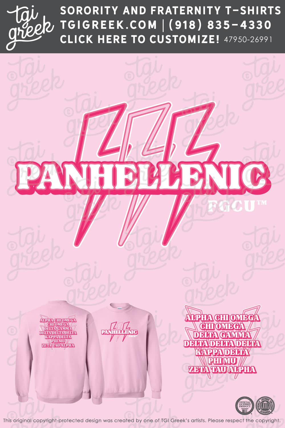 Panhellenic – FGCU Spring Merch