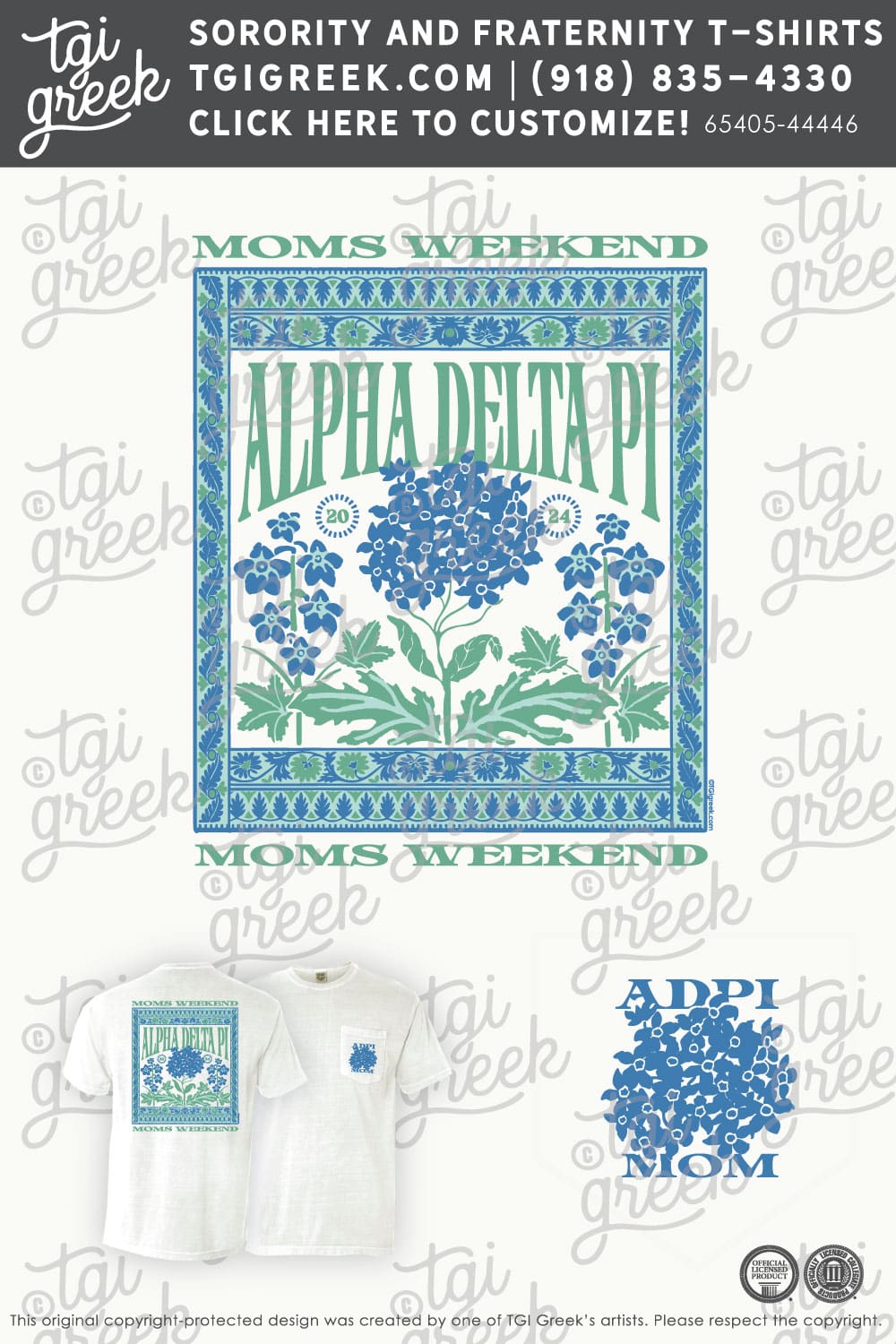 Alpha Delta Pi – SAMF Moms Weekend – Blue