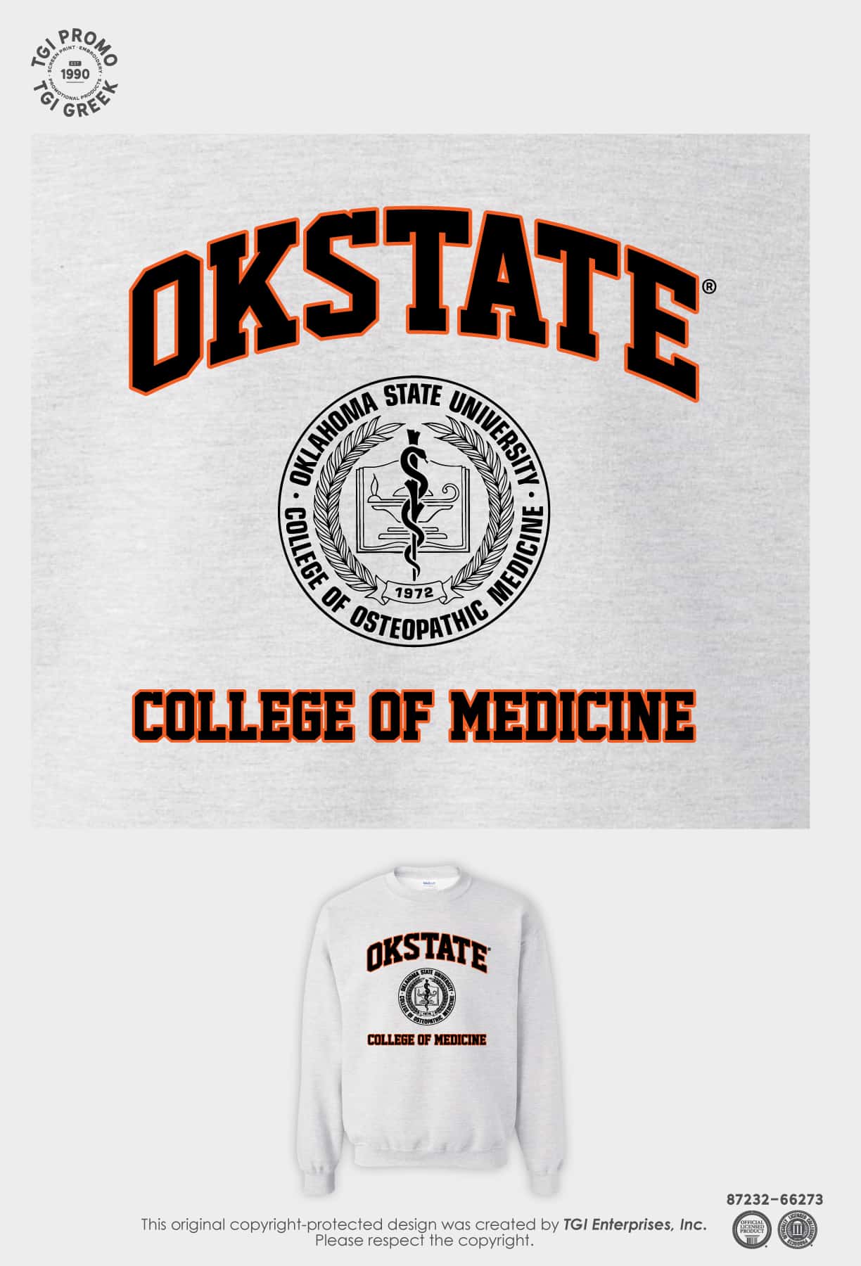 Oklahoma State University -CFHS Class Of 2029 Crewneck