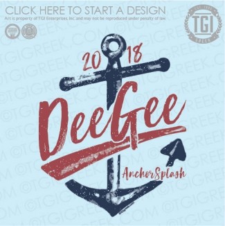 TGI-Delta Gamma Anchor Splash Retro