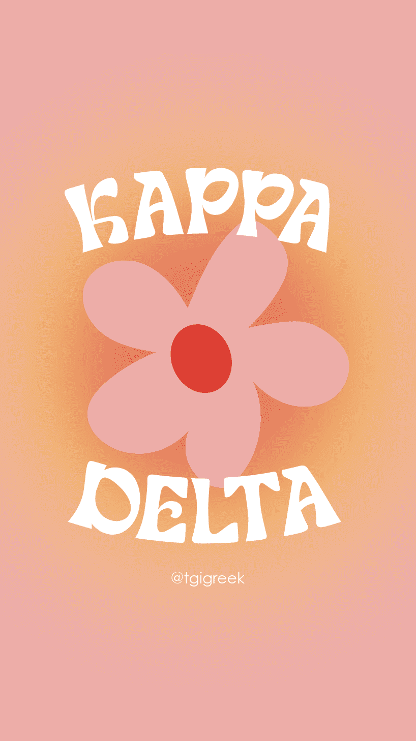 Kappa Delta – Fuzzy Flower