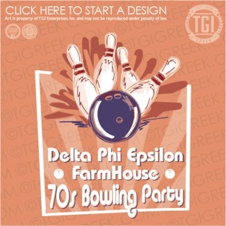 Delta Phi Epsilon-TSU 70s Bowling
