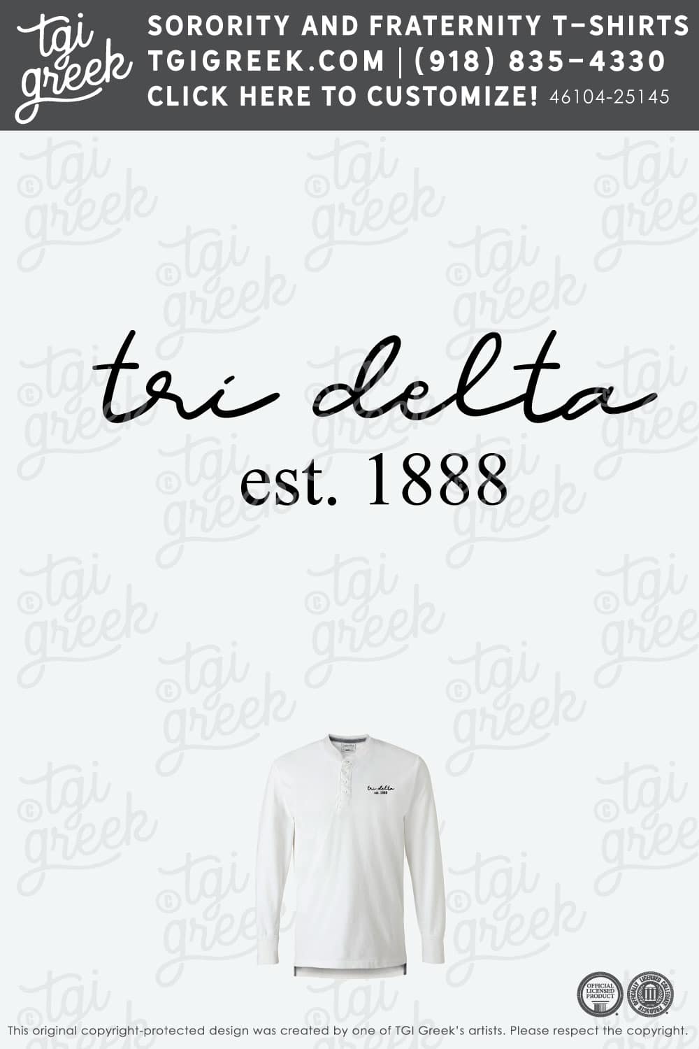 Delta Delta Delta  – MIZZ Henley
