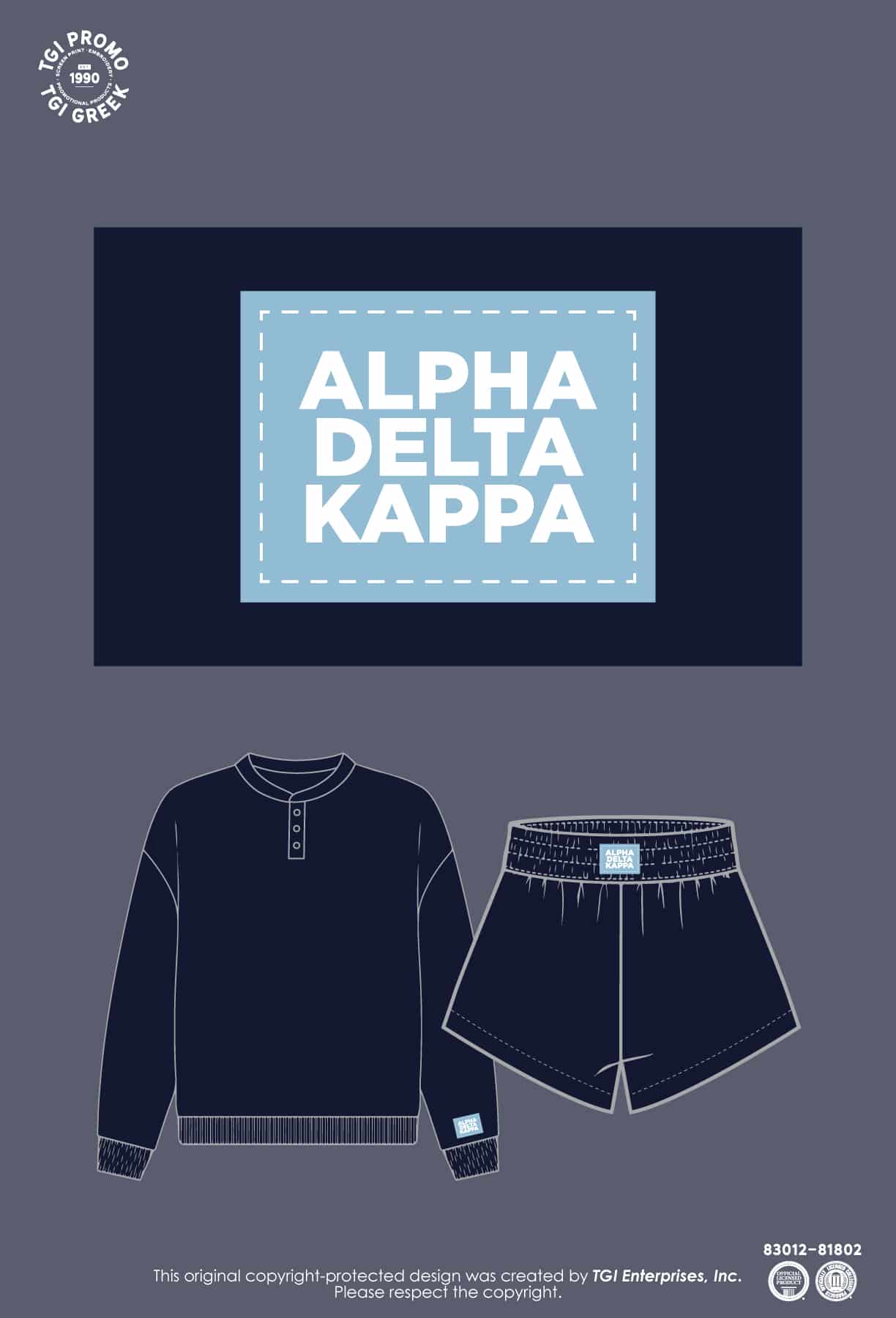 Alpha Delta Kappa – DBU Henley Set