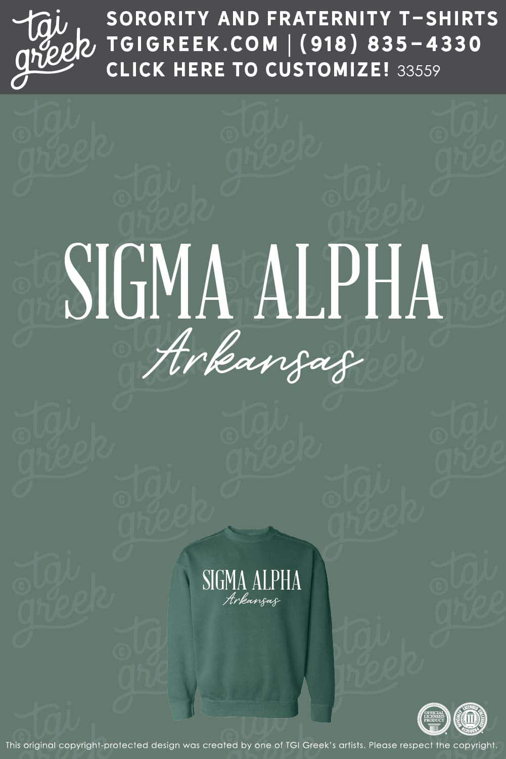 Sigma Alpha – SARU PR Crewneck