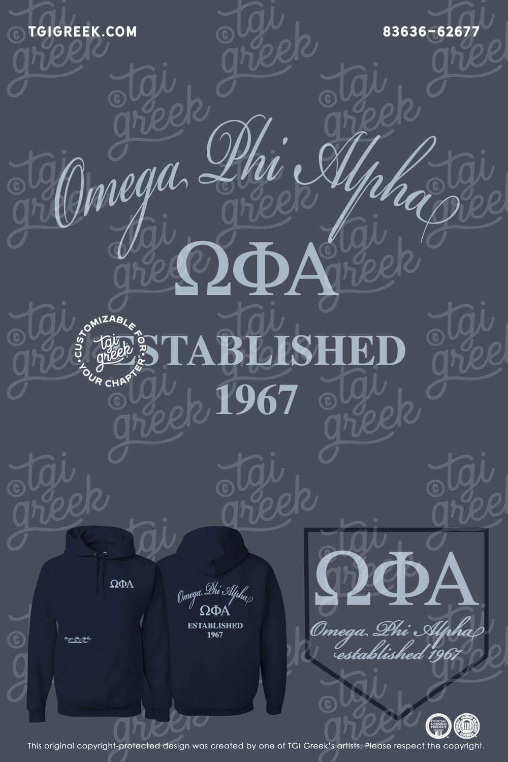 Omega Phi Alpha – VATECH Fall Merch