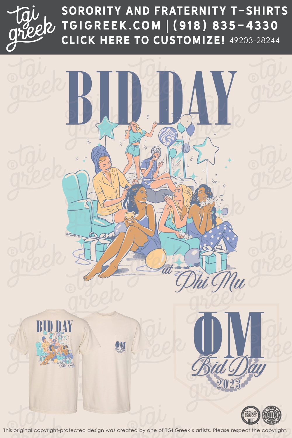 Phi Mu – TROY Bid Day
