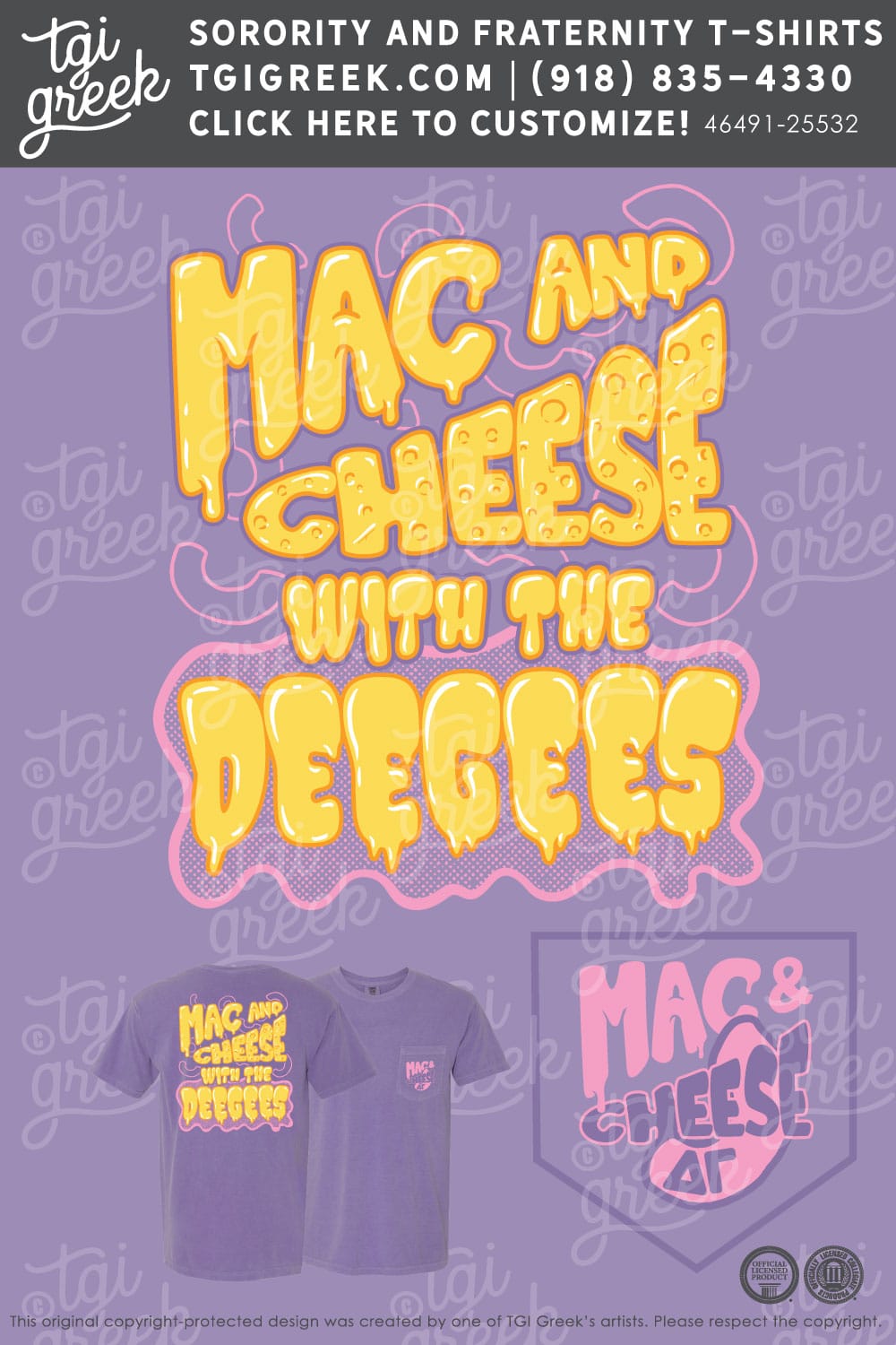 TGI – Delta Gamma Mac N Cheese New Stock